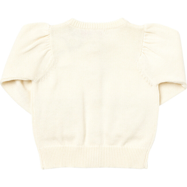 Girls Pocket Sweater, Pumpkin - Sweaters - 6