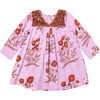 Girls Courtney Dress, Lavender Poppy - Dresses - 1 - thumbnail