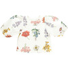 Girls Dana Top, Notebook Botanical - Shirts - 1 - thumbnail