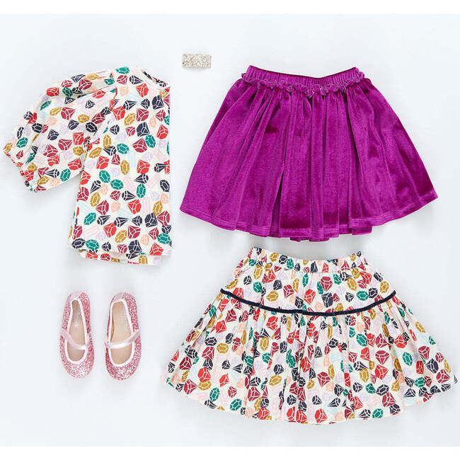 Girls Maribelle Skirt, Gemstones - Skirts - 3