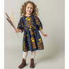 Girls Brooke Dress, Navy Poppy - Dresses - 2