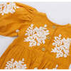 Girls Brooke Dress, Inca Gold Embroidery - Dresses - 3