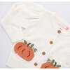 Baby Girls Pocket Sweater, Pumpkin - Sweaters - 3