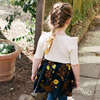 Girls Gianna Skirt, Navy Poppy - Skirts - 4