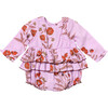 Baby Girls Heidi Bubble, Lavender Poppy - Onesies - 1 - thumbnail
