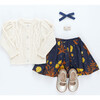 Girls Gianna Skirt, Navy Poppy - Skirts - 5