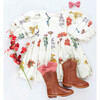 Girls Brooke Dress, Notebook Botanical - Dresses - 6