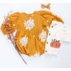 Baby Girls Pocket Sweater, Pumpkin - Sweaters - 5
