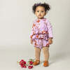 Baby Girls Heidi Bubble, Lavender Poppy - Onesies - 2