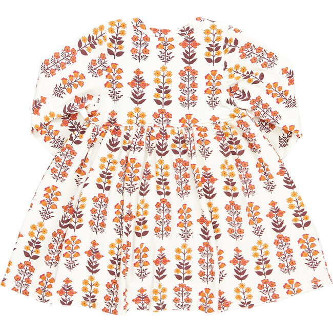 Baby Girls Organic Steph Dress, Fall Field Floral - Dresses - 5