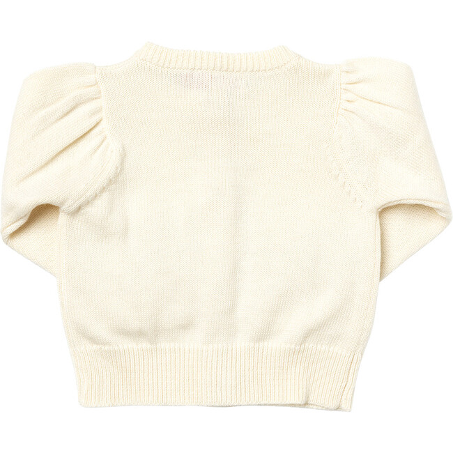 Baby Girls Pocket Sweater, Pumpkin - Sweaters - 6