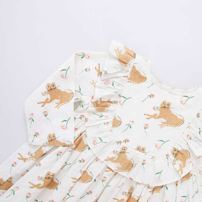 Baby Girls Michaela Dress Set, Cats N' Roses - Dresses - 3