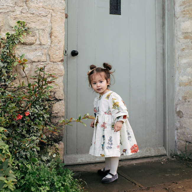 Baby Girl Brooke Dress Set, Notebook Botanical - Dresses - 2