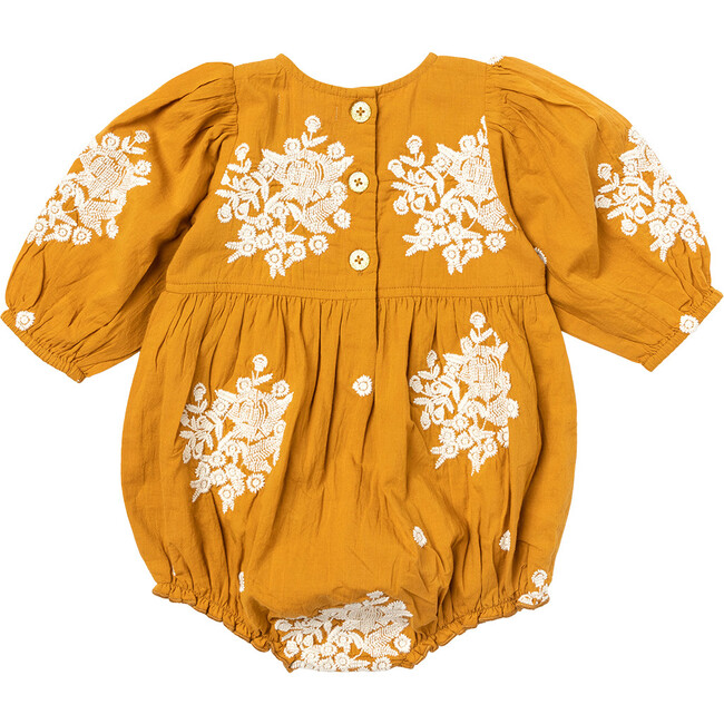 Baby Girls Brooke Bubble, Inca Gold Embroidery - Onesies - 6