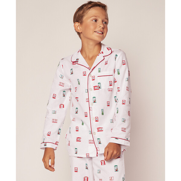 Boy White Petite Plume Birthday Wishes Pajama Short Set by Janie and Jack