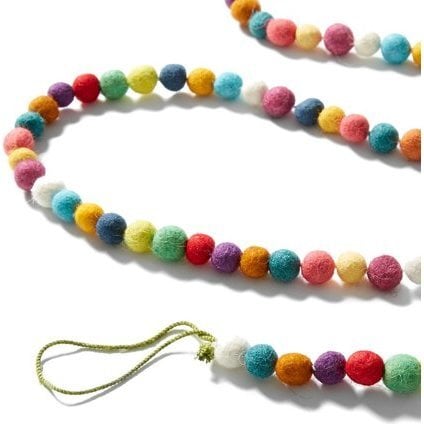 Candy Colored Ball Garland, Bright - Garlands - 4