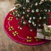 Felt Berries Tree Skirt, Red - Tree Skirts - 2