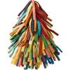 Christmas Tree Topper, Multicolor Fringe - Tree Toppers - 1 - thumbnail