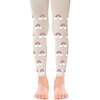 Rain or Shine Girls Tights, Cream - Tights - 1 - thumbnail