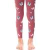 Spread Your Wings Girls Tights, Pink - Tights - 1 - thumbnail