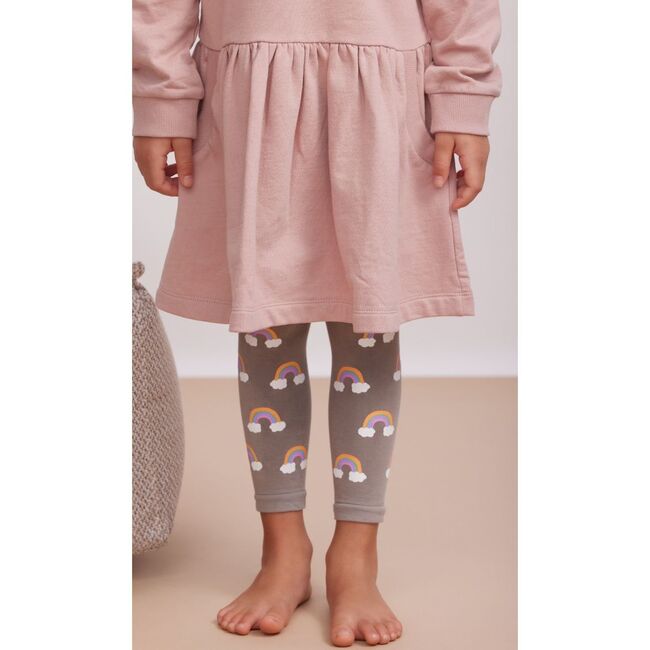 Rain or Shine Girls Tights, Grey - Tights - 2