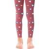 Love in 3D Girls Tights, Pink - Tights - 1 - thumbnail