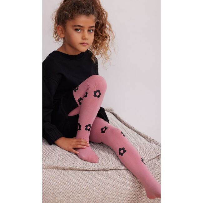 It's the 70's Girls Tights, Pink - Tights - 2