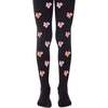 Angel of Love Girls Tights, Black - Tights - 1 - thumbnail
