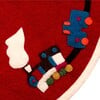 Mini Toy Train Tree Skirt, Red - Tree Skirts - 5