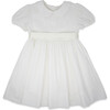 Patty Woven Peterpan Collar Dress, Cream - Dresses - 1 - thumbnail