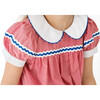 Kendall Minigingham Dress, Red & Royal Blue - Dresses - 2