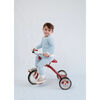 Quilted Top & Pant Sweatsuit, Blue & White - Mixed Apparel Set - 2