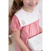 Hope Chest Tree Embroidered Minigingham Dress, Red - Dresses - 2