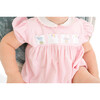 Ruth 3-In-1 Ribbon Minigingham Bubble, Pink - Onesies - 5