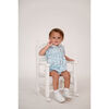 Covington Hunter Print Peterpan Collar Bubble, Blue - Onesies - 2