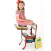 Kendall Minigingham Dress, Red & Royal Blue - Dresses - 4