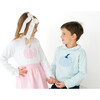 Cozy Up Pumpkin Applique Long Sleeve Sweater, White - Sweaters - 3