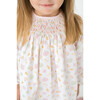 Betsy Pumpkin Print Smocked Neck Top & Bloomer Set, Pink - Mixed Apparel Set - 3
