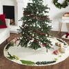 Felt Greenery Tree Skirt, Cream - Tree Skirts - 2