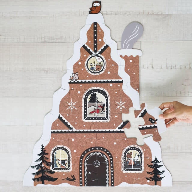 Wee Gallery Gingerbread House Puzzle - Puzzles - 2