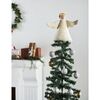 Wool Holiday Tree Topper, Angel - Toppers - 2