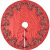 Imperial Design Hand Beaded Christmas Tree Skirt on Red- Large - 60" - Tree Skirts - 1 - thumbnail