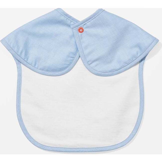 Waterproof Bib, Light Blue - Bibs - 2