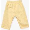 Reversible Baby Pant, Yellow Check - Pants - 3