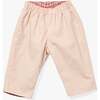 Reversible Baby Pant, Pink Gingham - Pants - 4