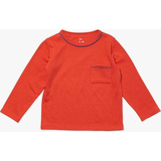 Edward Long Sleeve T, Oso Red