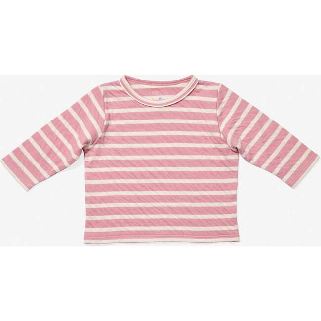 Edward Baby Long Sleeve T, Rose Stripe