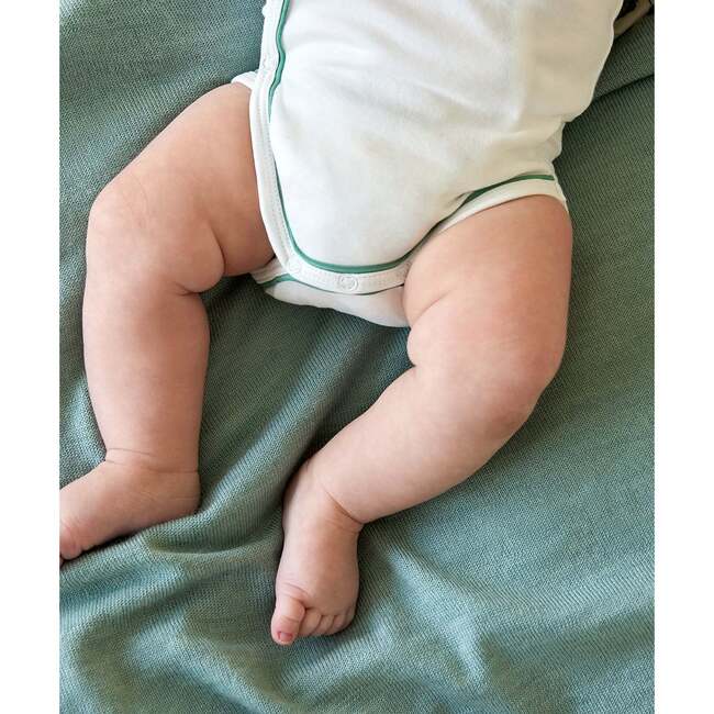 Crossbody Onesie, Seafoam Piping - Onesies - 4