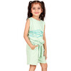 Ripple Vest With Matching Planet First Shorts Set, Aqua - Mixed Apparel Set - 3