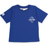 Be-Reefliable Drop Shuoulder T-Shirt, Blue - T-Shirts - 1 - thumbnail